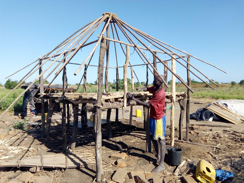 Rebuilding in central Mozambique