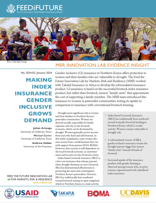 Gender Inclusive Insurance Evidence Insight