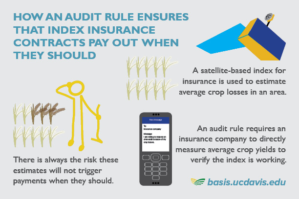 Audit rule for index insurance