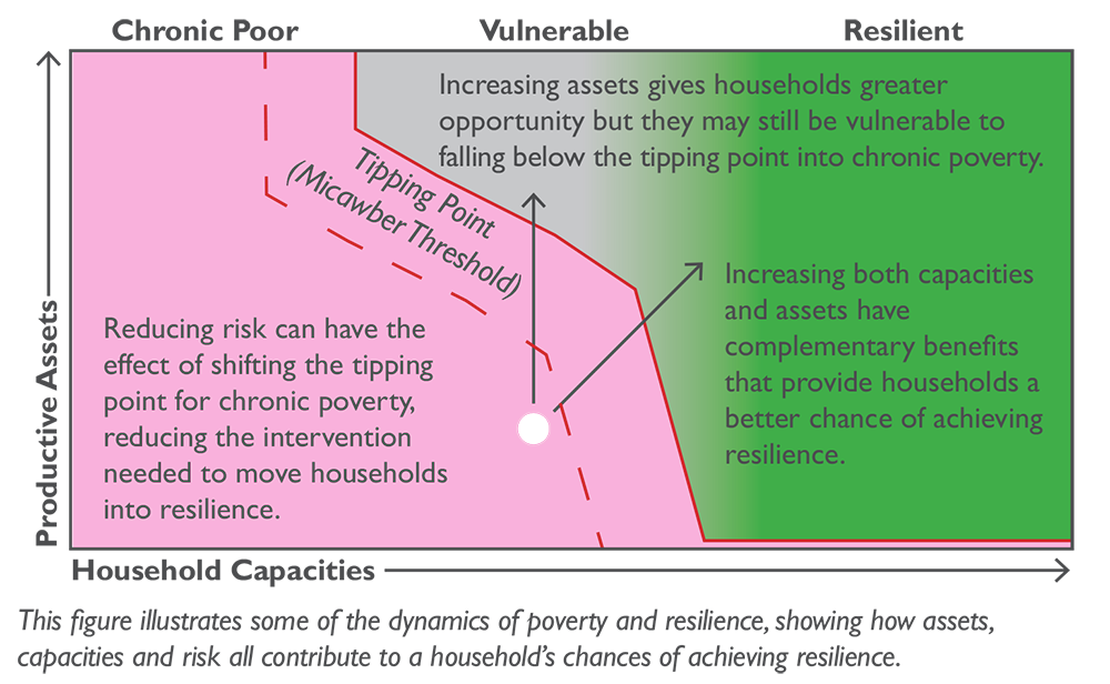 Figure illustrating poverty dynamics