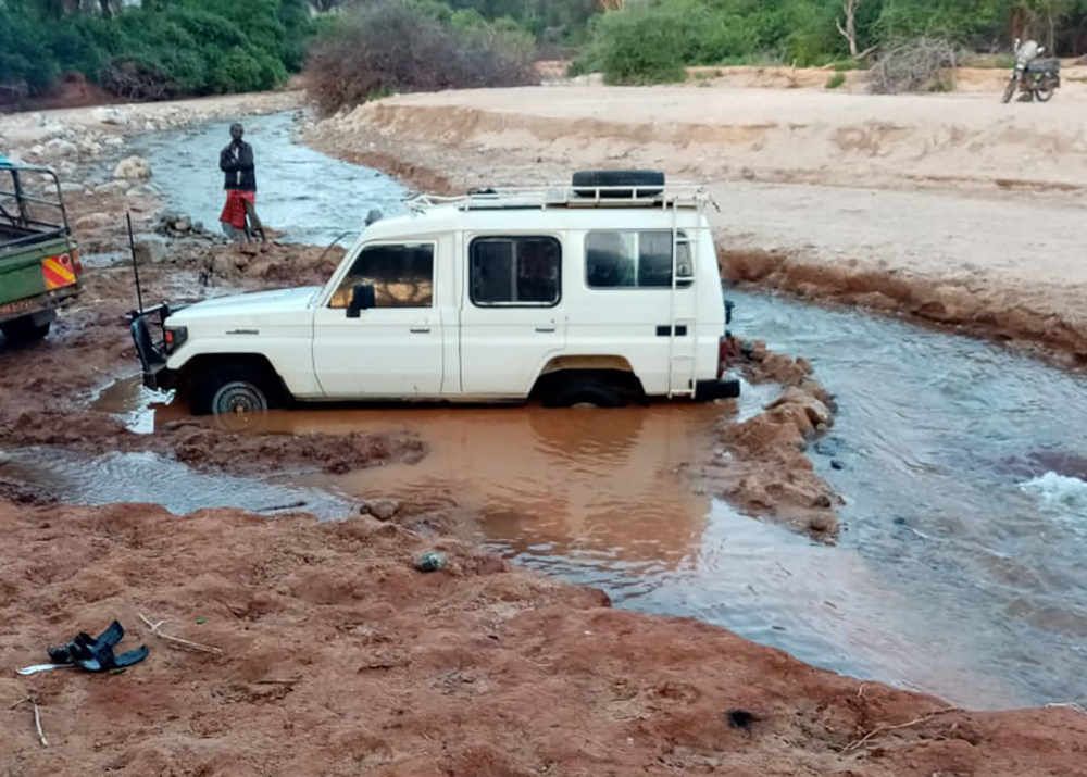Seasonal river in Samburu, Kenya