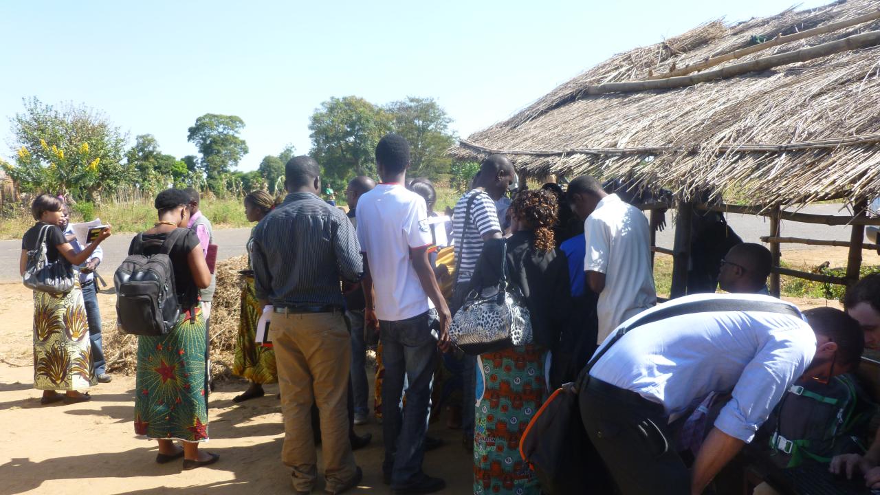 research team in Malawi