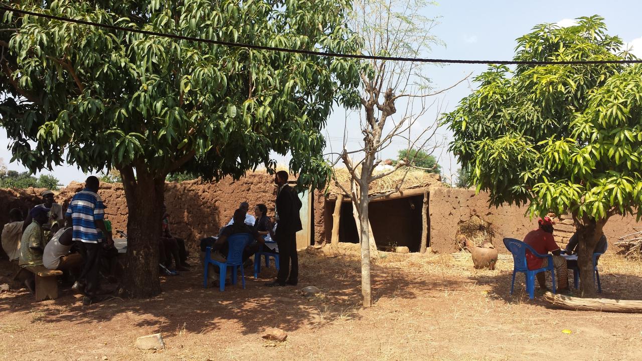 Research team in Ghana