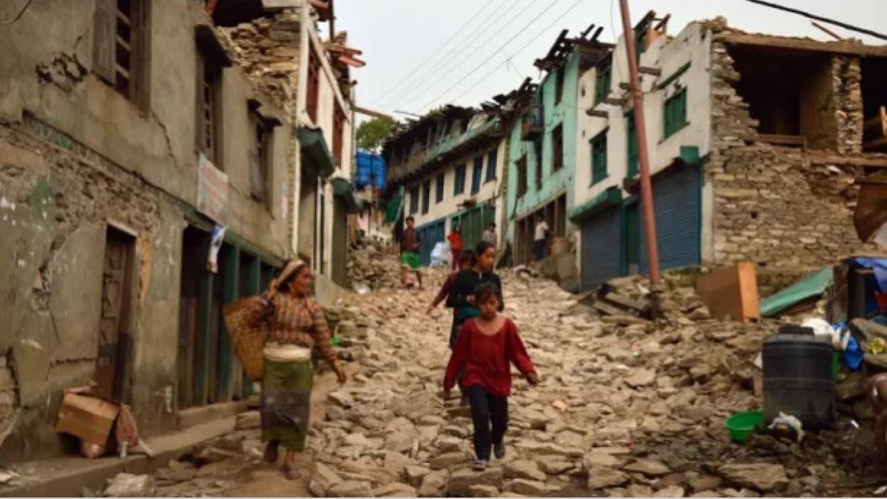Nepal quake damage