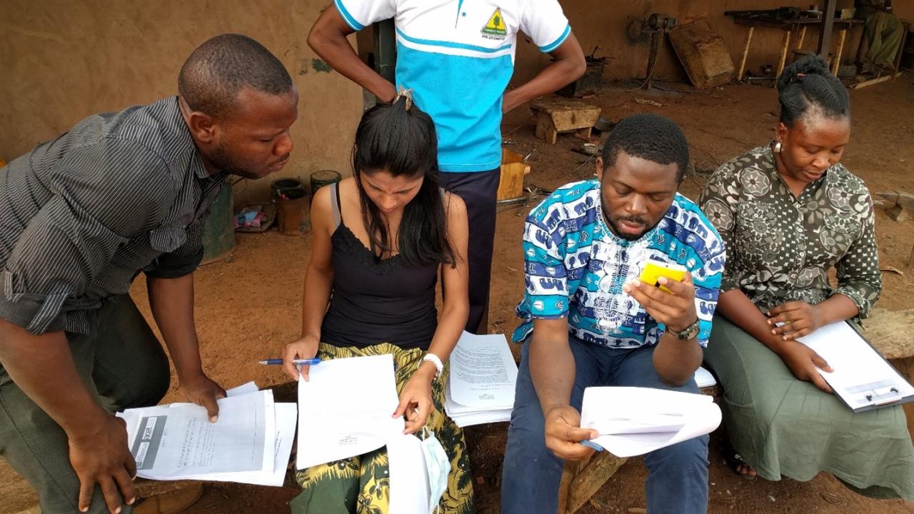 Researchers in northern Ghana