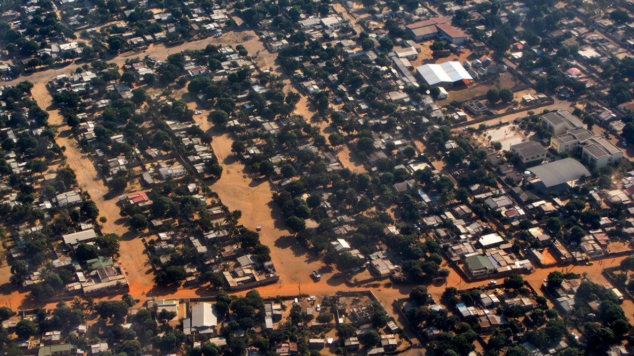 aerial view