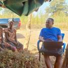 Fred Dzanku meets with group of women